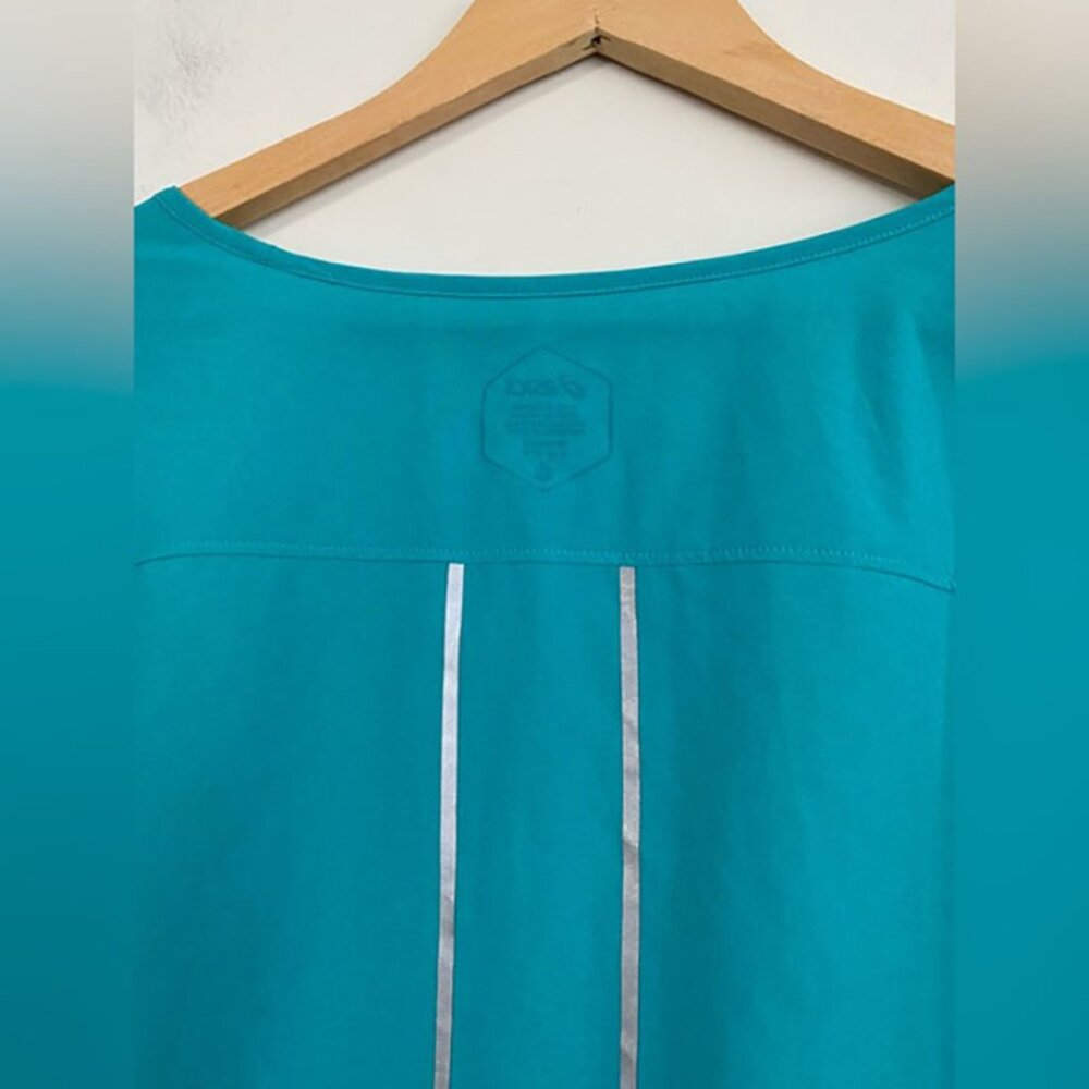 Asics LiteLong Sleeve Pullover Cover up In Teal / Turquoise size M - Picture 6 of 10